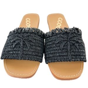 Ccocci Palm Tree Bliss Woven Sandals Size 8